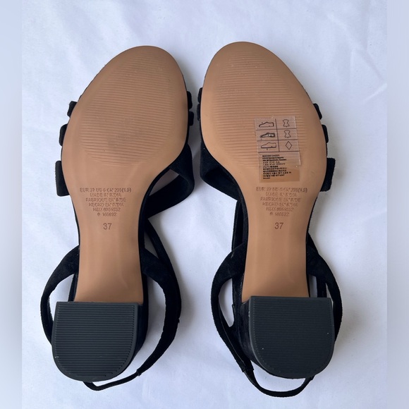 H&M | BNIB Suede Low Heel Sandals - Picture 14 of 16